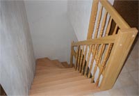 Massivholztreppe
