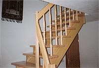 Massivholztreppe